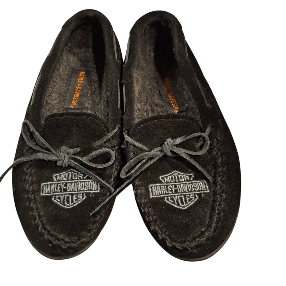 Harley-Davidson Black Men's Moccasins